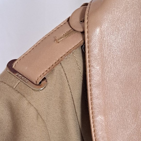 RUDSAK MADE IN CANADA moto crop JACKET Sz LARGE CANVAS & LEATHER RARE A GEM WO - Picture 5 of 15